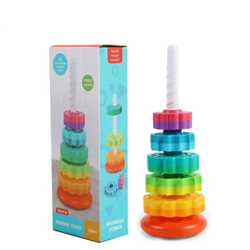 Spiral stacking toy