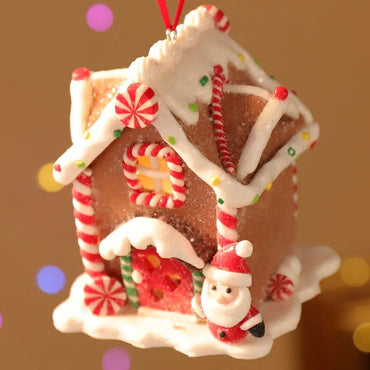 Charming gingerbread Christmas house