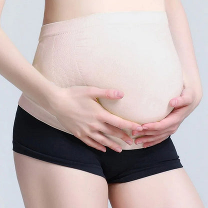 Elastic pregnancy belly band