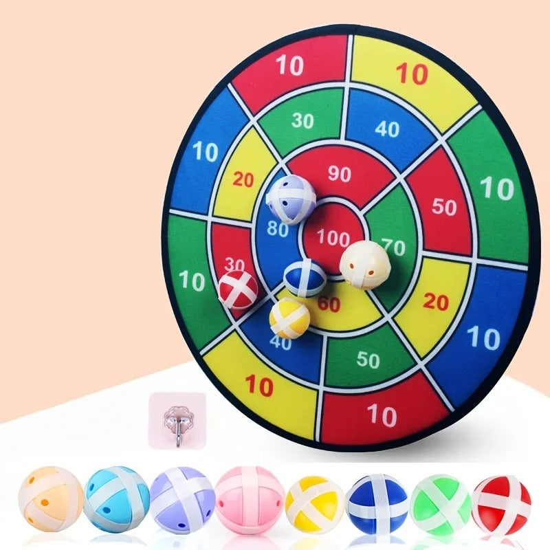 Magnetic dart board