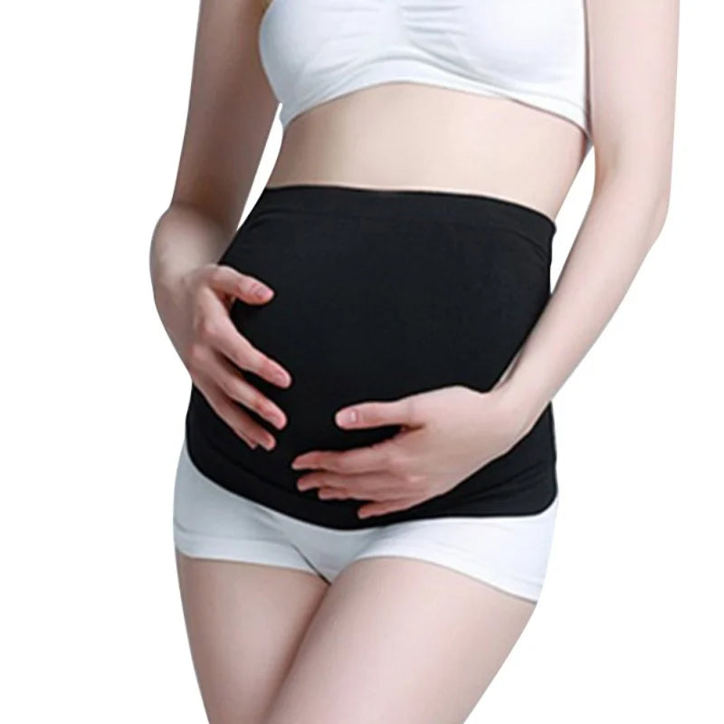 Elastic pregnancy belly band