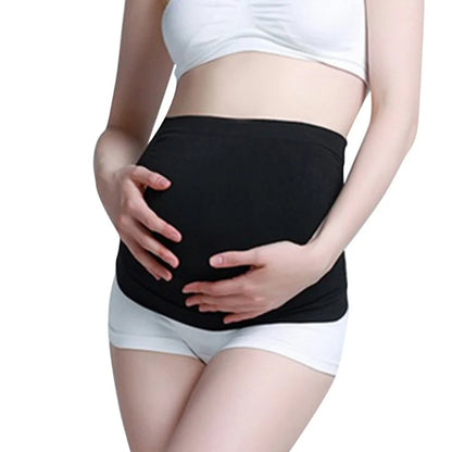 Elastic pregnancy belly band