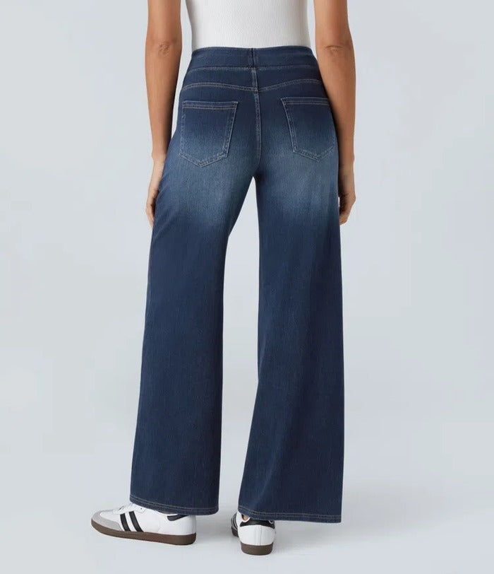 Maura Galante Bequeme, hochgeschnittene Jeans