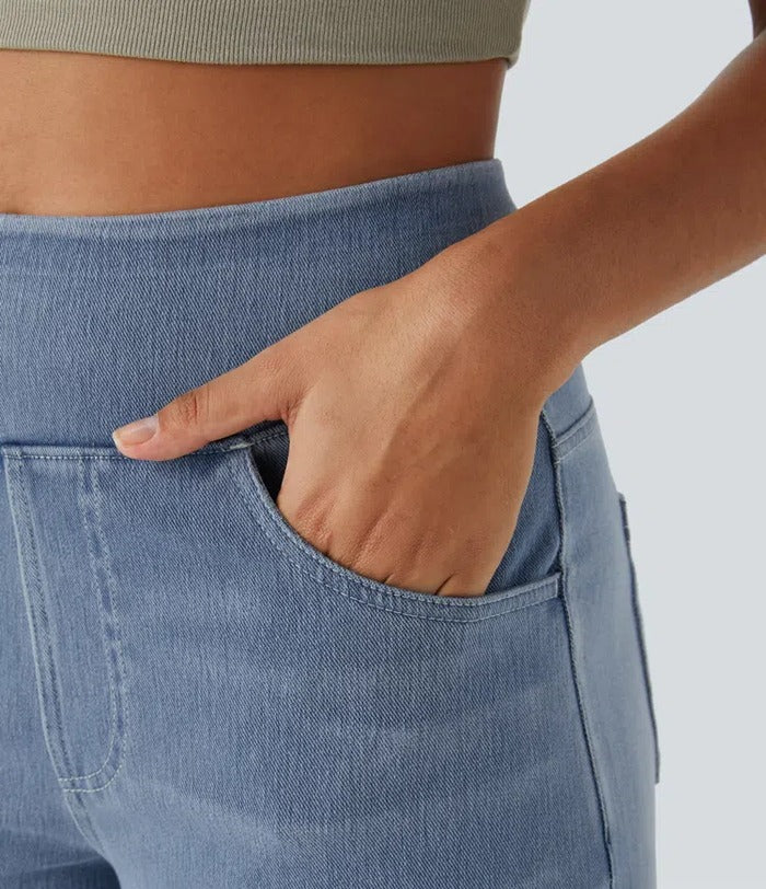 Maura Galante Bequeme, hochgeschnittene Jeans