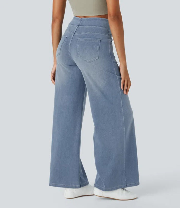 Maura Galante Bequeme, hochgeschnittene Jeans