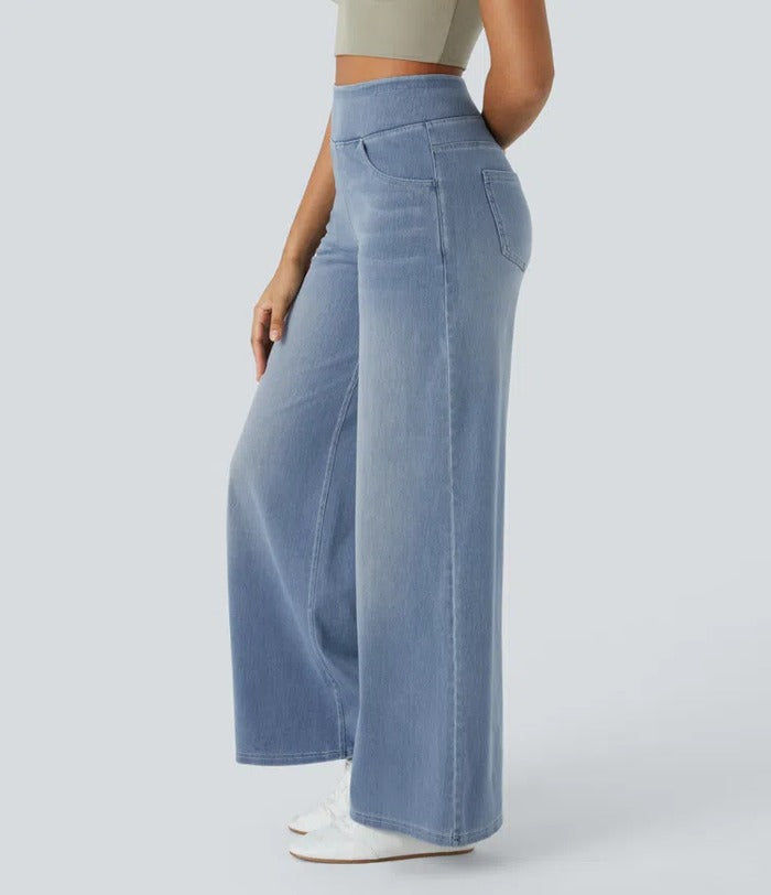 Maura Galante Bequeme, hochgeschnittene Jeans