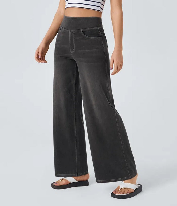 Maura Galante Bequeme, hochgeschnittene Jeans