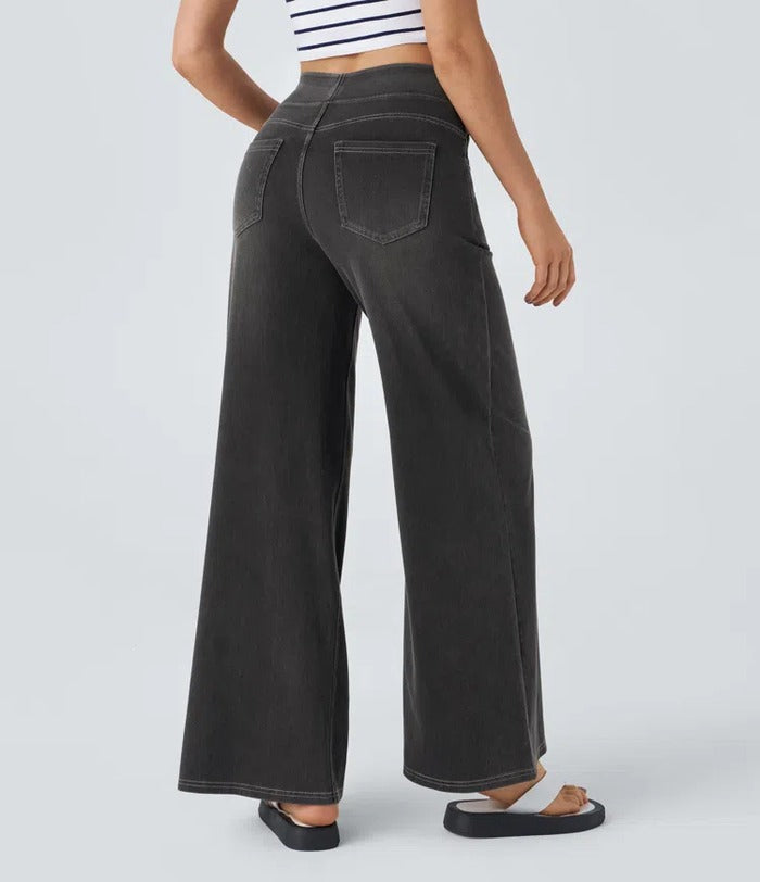 Maura Galante Bequeme, hochgeschnittene Jeans
