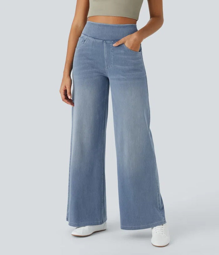 Maura Galante Bequeme, hochgeschnittene Jeans