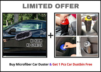 Dustwiz | Microfiber Auto Staubwedel (1 free car waste bin)