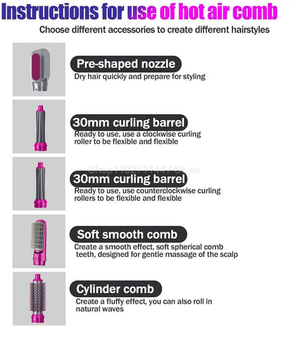 5-in-1 hairstyler per