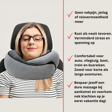 Travel snack pillow