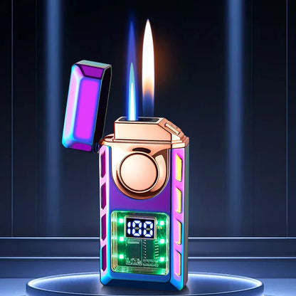 Lighter reinforced with colored lights