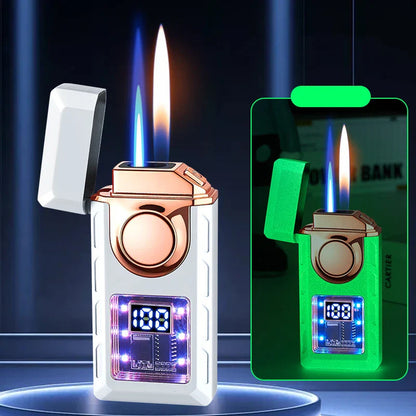 Lighter reinforced with colored lights