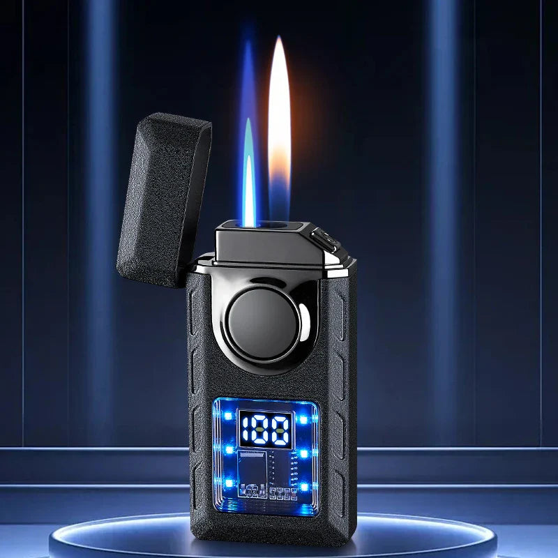 Lighter reinforced with colored lights