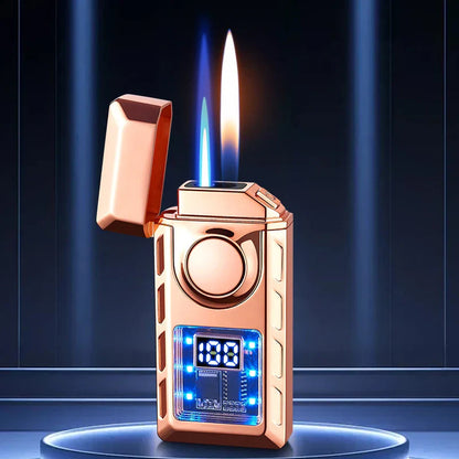 Lighter reinforced with colored lights
