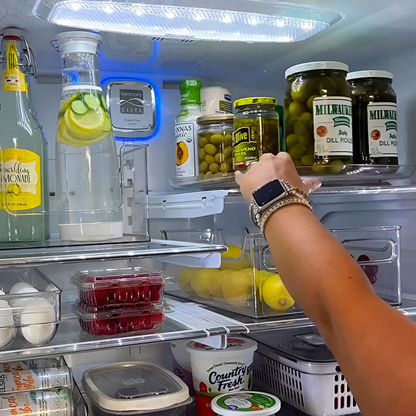 Rotatable refrigerator organizer