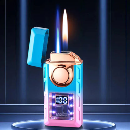 Lighter reinforced with colored lights