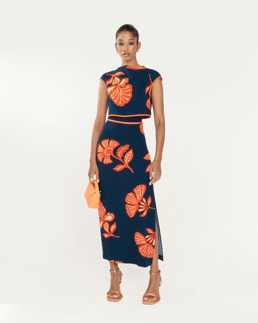 Dune Manila Marineblauer Top