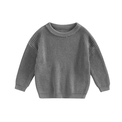 Loosely knitted children's sweater