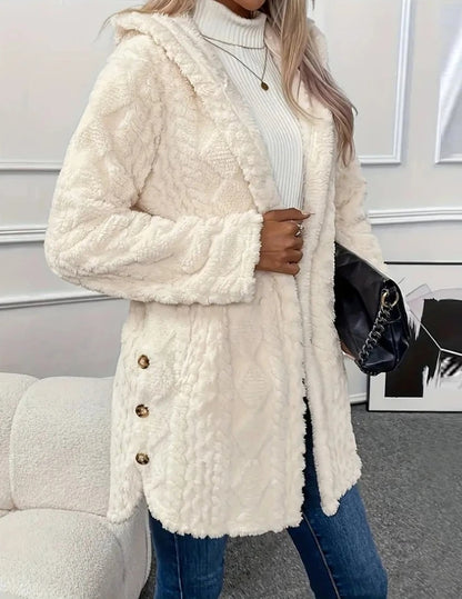 Argyle wool coat