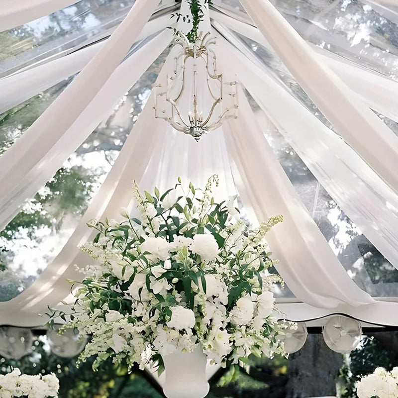 Wedding arch draping