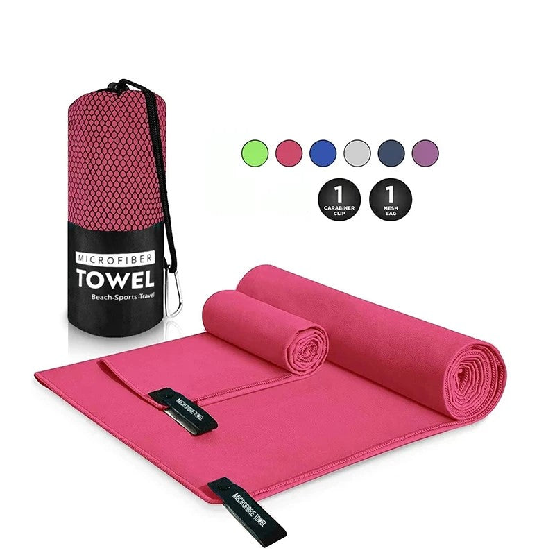 Fast-drying sports and beach towel