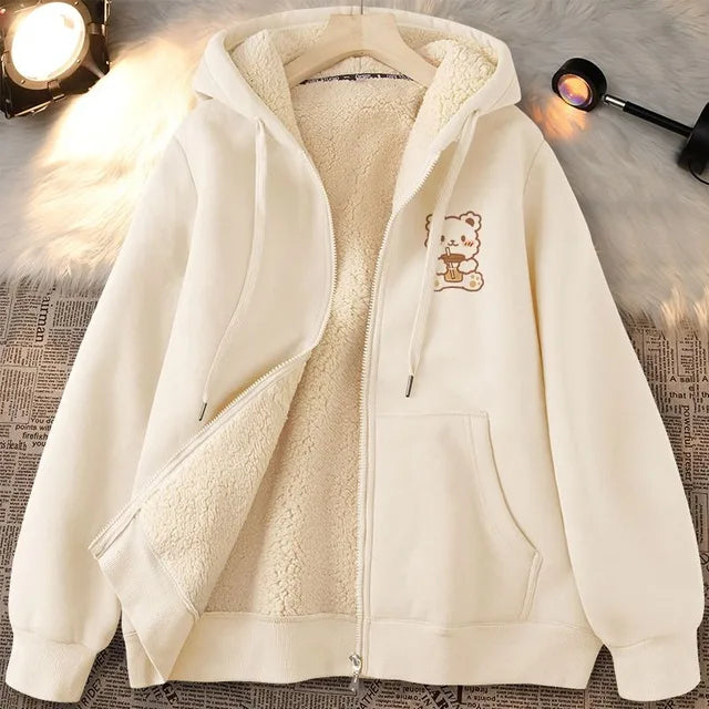Lambskin hoodie
