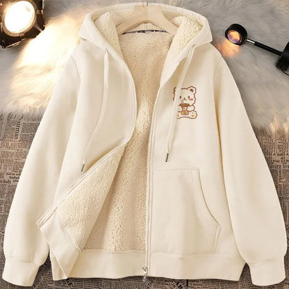 Lambskin hoodie