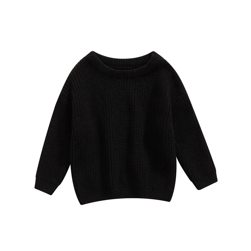 Loosely knitted children's sweater