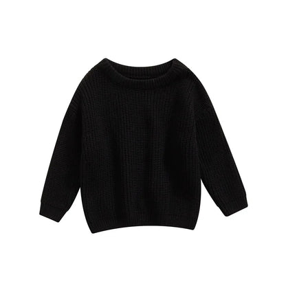Loosely knitted children's sweater