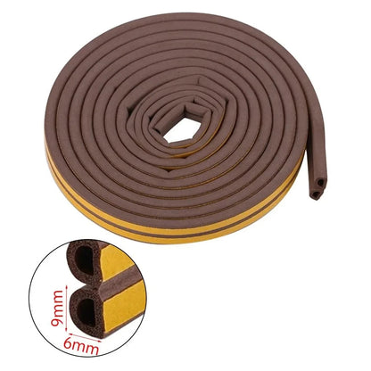 Self-adhesive door and window sealing strips