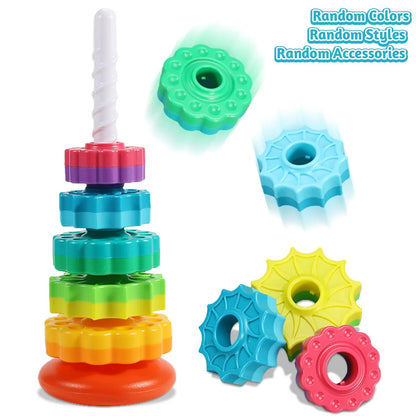 Spiral stacking toy