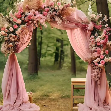 Wedding arch draping