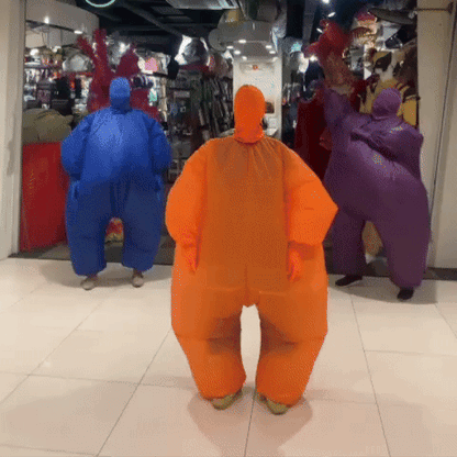 Inflatable big fat ninja costume