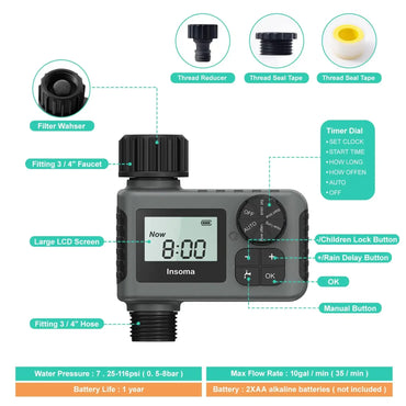 Intelligenter Garten Bewässerungs-Timer