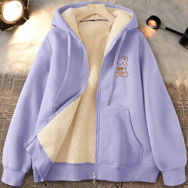 Lambskin hoodie