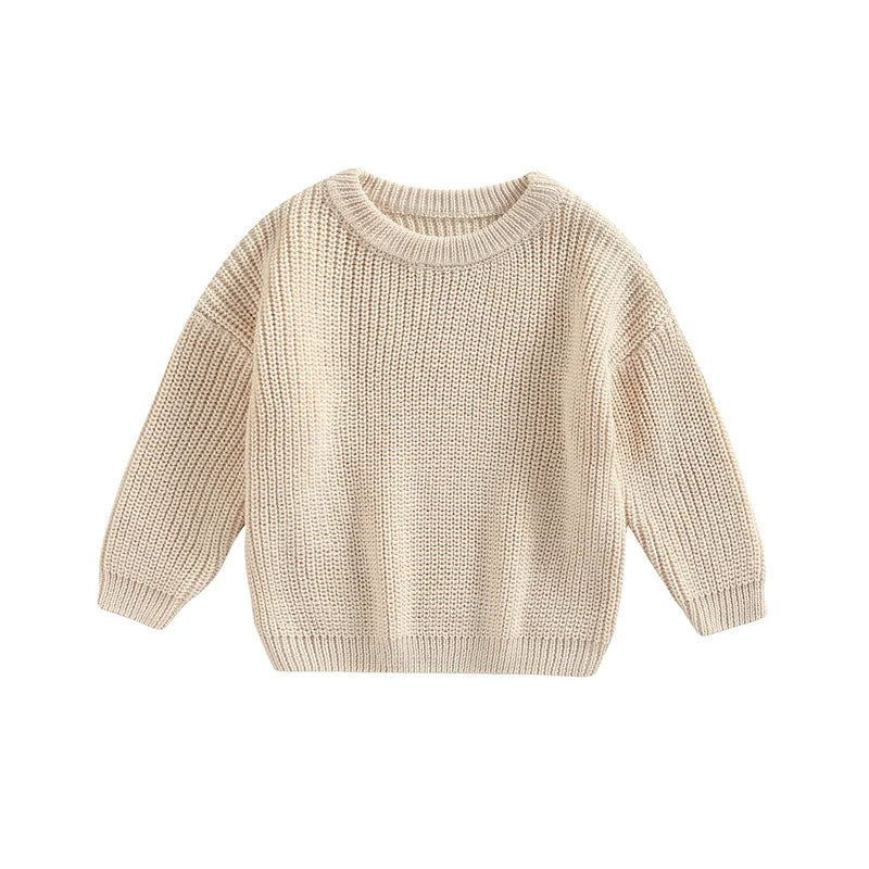 Loosely knitted children's sweater