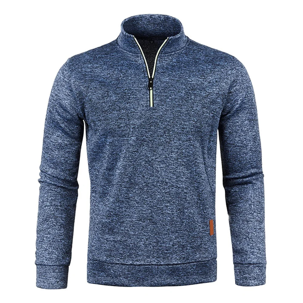 Half-Zip turtleneck sweater