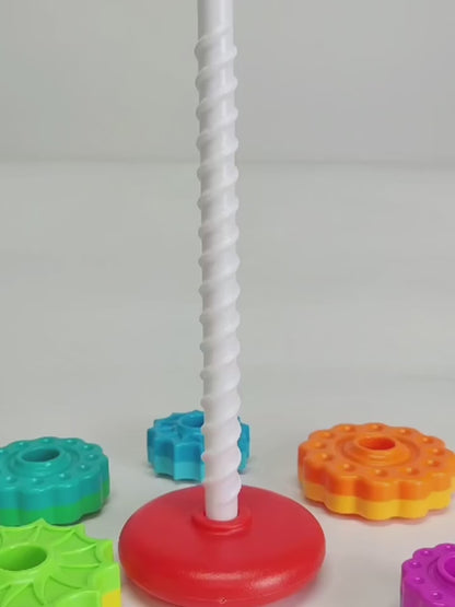 Spiral stacking toy