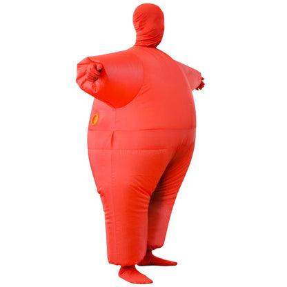 Inflatable big fat ninja costume