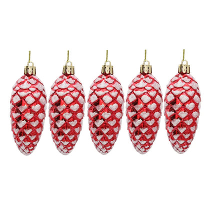 5-part Christmas fir cone-orption set