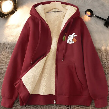 Lambskin hoodie
