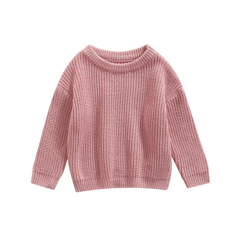 Loosely knitted children's sweater
