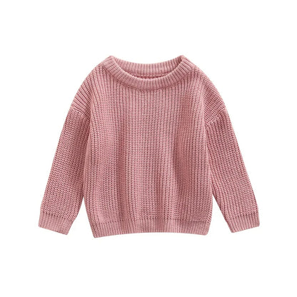 Loosely knitted children's sweater