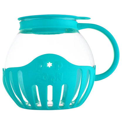 Microwave glass popcorn popper