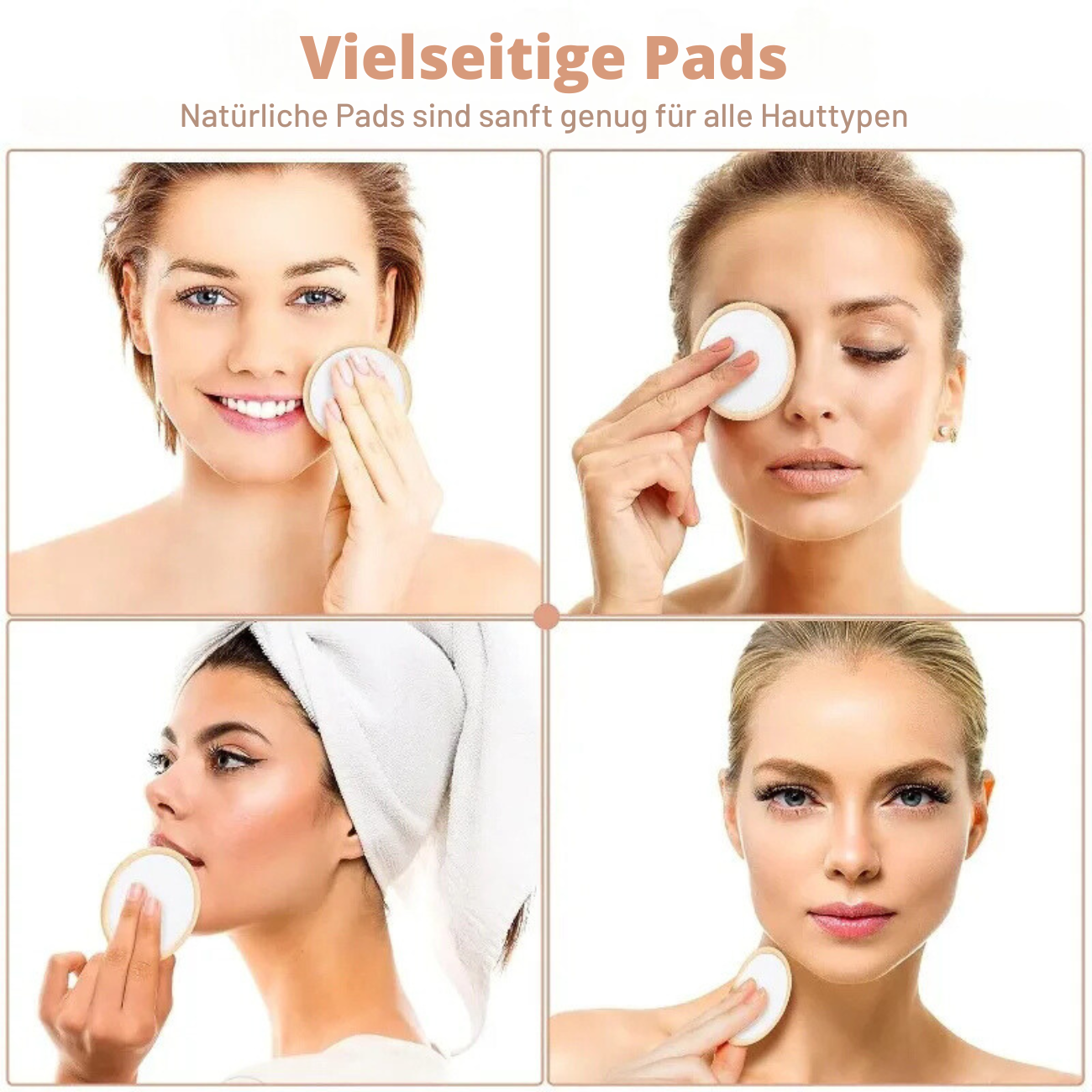 10 Set reusable make-up remover pads