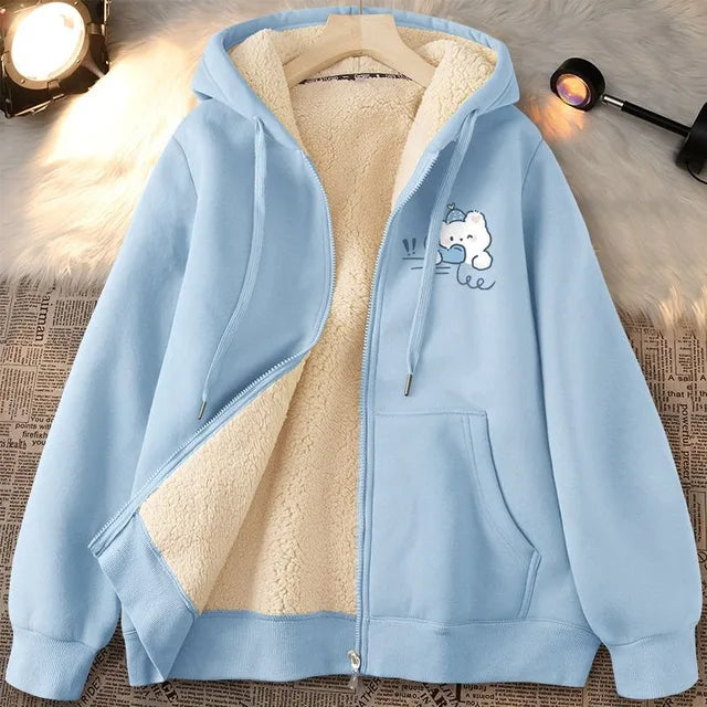 Lambskin hoodie