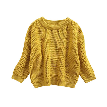 Loosely knitted children's sweater