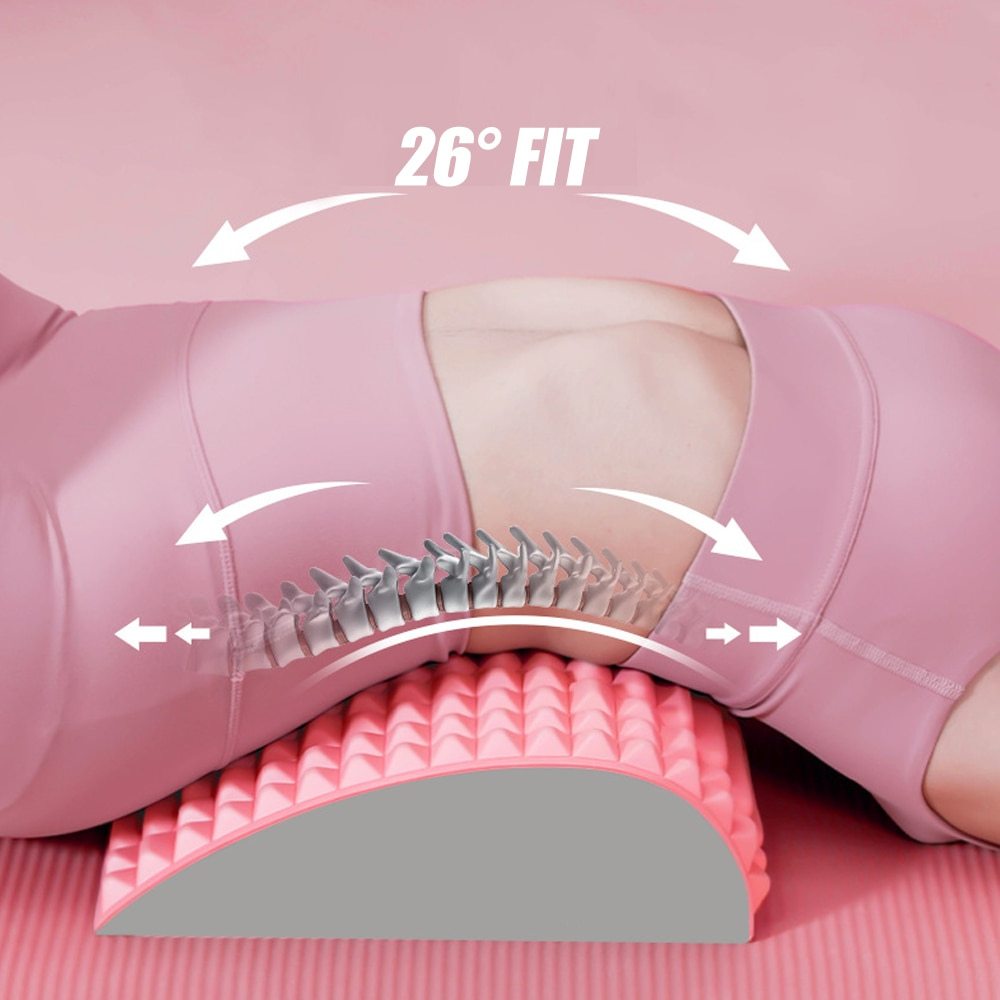 Massage device to support the spine